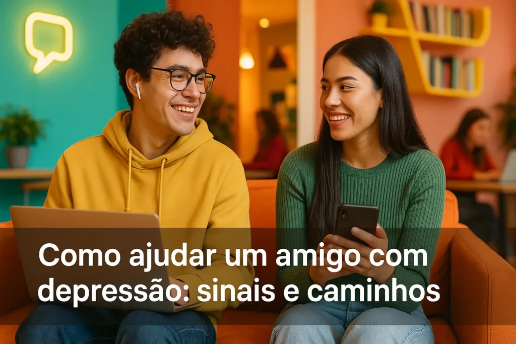 Como ajudar um amigo com depressão: sinais e caminhos