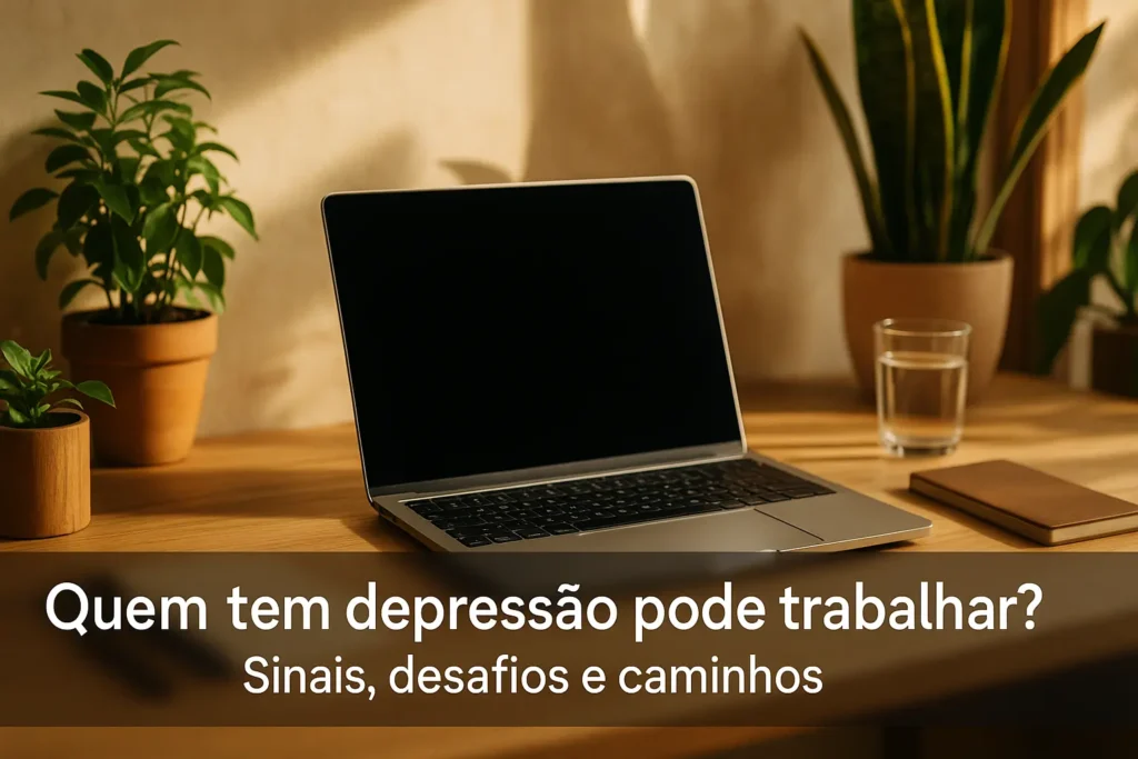 Quem tem depressão pode trabalhar? Sinais, desafios e caminhos
