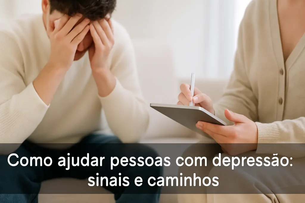 Como ajudar pessoas com depressão: sinais e caminhos