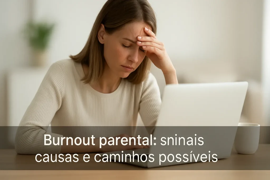 Burnout parental: sinais, causas e caminhos possíveis