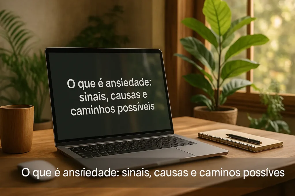 O que é ansiedade: sinais, causas e caminhos possíveis