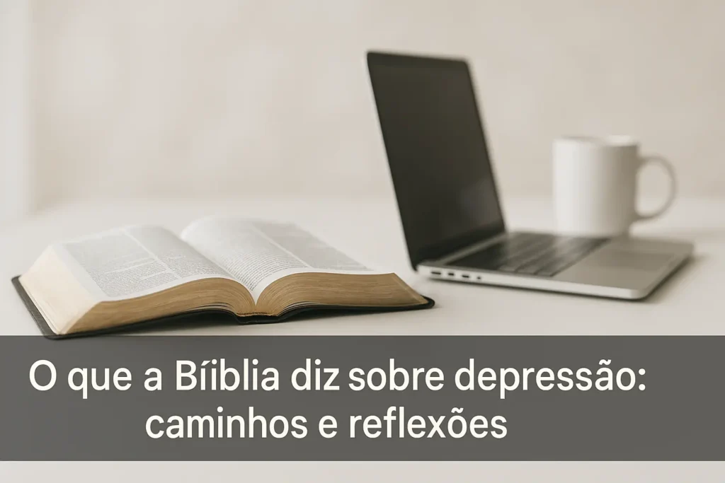 O que a Bíblia diz sobre depressão: caminhos e reflexões