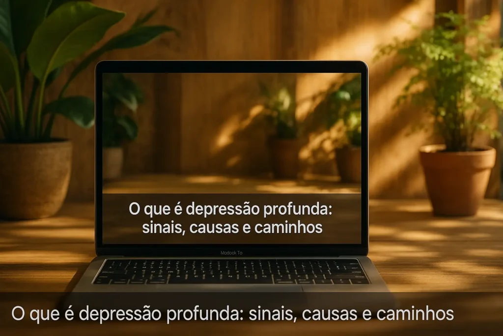 O que é depressão profunda: sinais, causas e caminhos