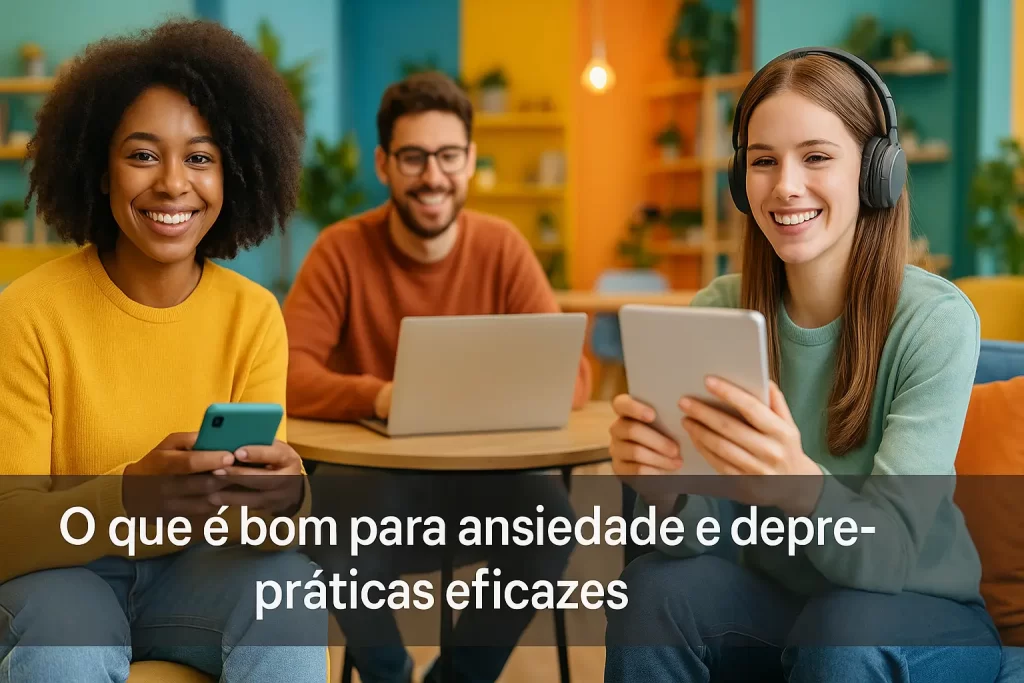 O que é bom para ansiedade e depressão: práticas eficazes