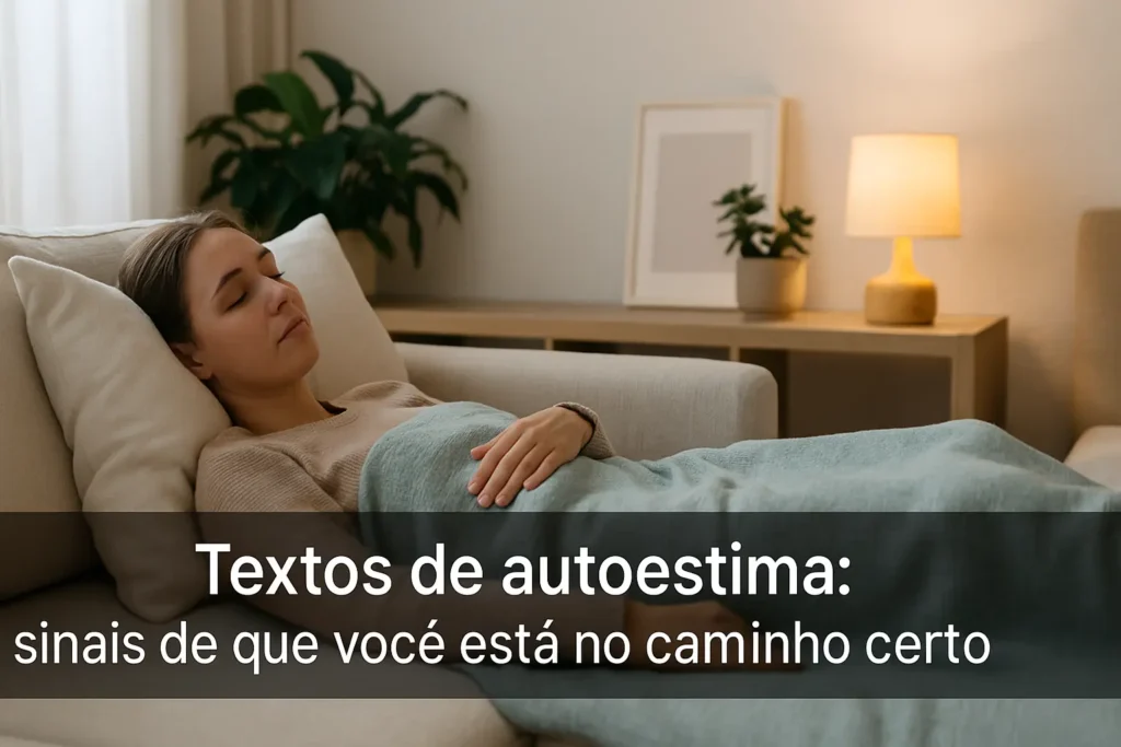 Textos de autoestima: sinais de que você está no caminho certo