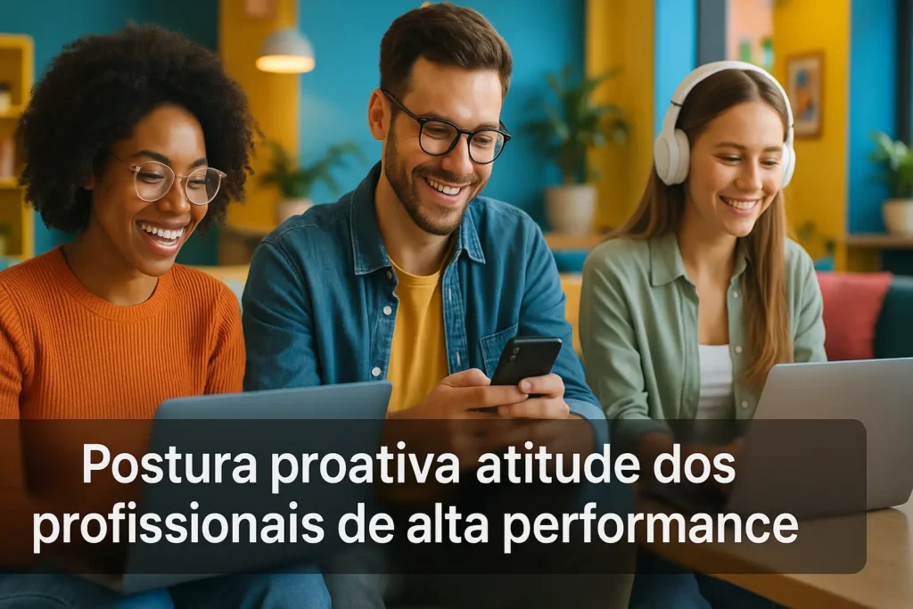 Postura proativa atitude dos profissionais de alta performance