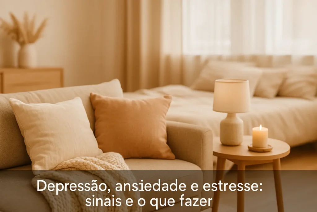 Depressão, ansiedade e estresse: sinais e o que fazer