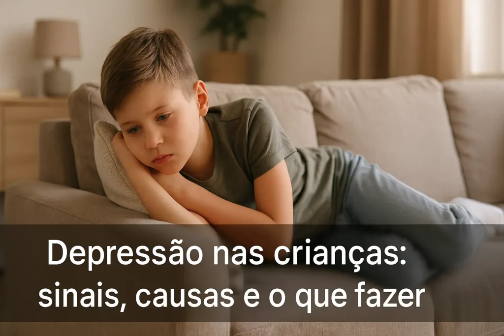 Depressão nas crianças: sinais, causas e o que fazer