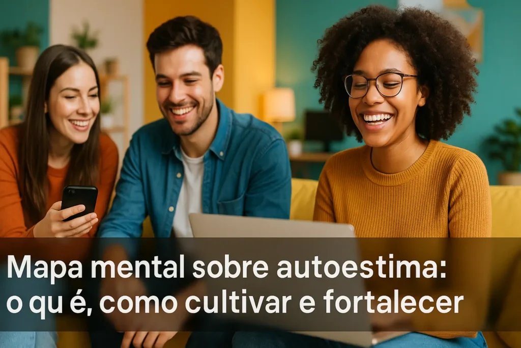 Mapa mental sobre autoestima: o que é, como cultivar e fortalecer