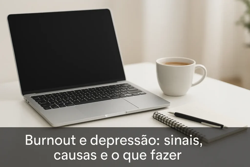 Burnout e depressão: sinais, causas e o que fazer