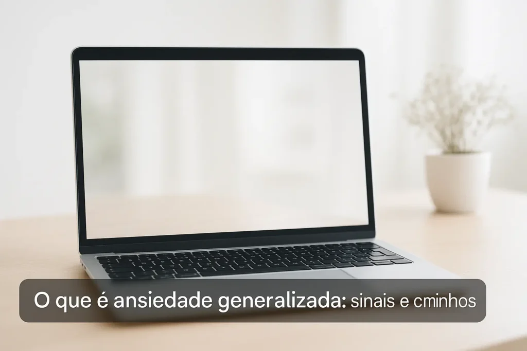 O que é ansiedade generalizada: sinais e caminhos