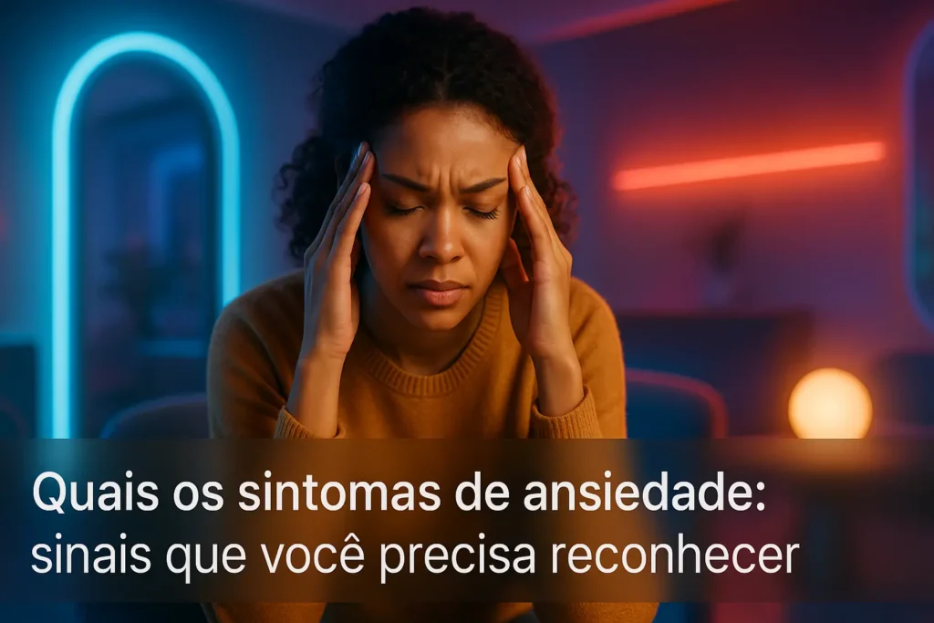 Quais os sintomas de ansiedade: sinais que você precisa reconhecer