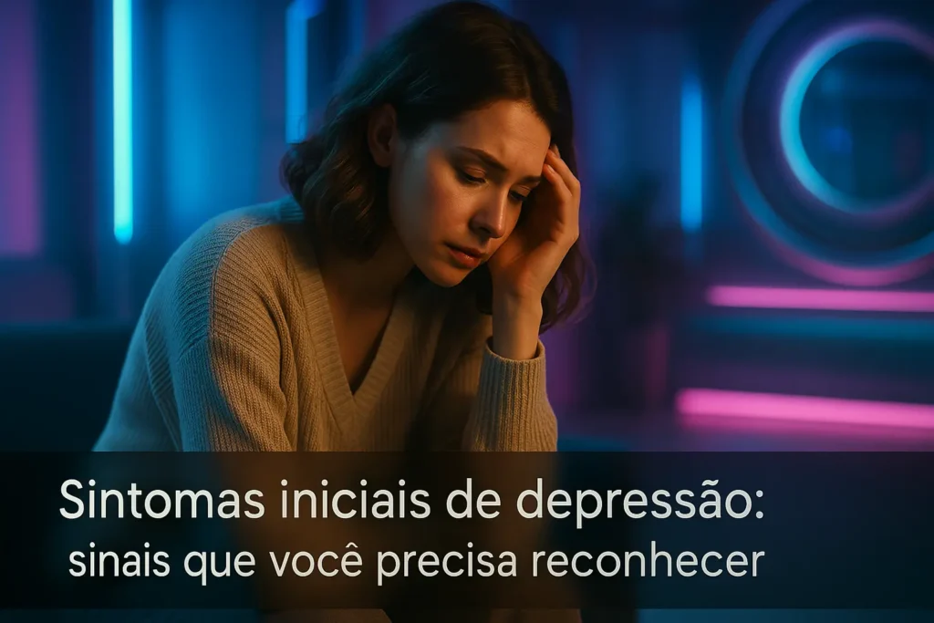 Sintomas iniciais de depressão: sinais que você precisa reconhecer