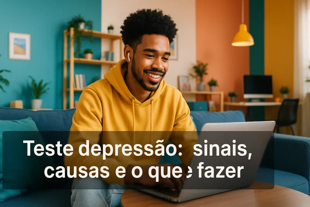 Teste depressão: sinais, causas e o que fazer