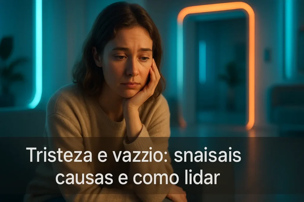 Tristeza e vazio: sinais, causas e como lidar