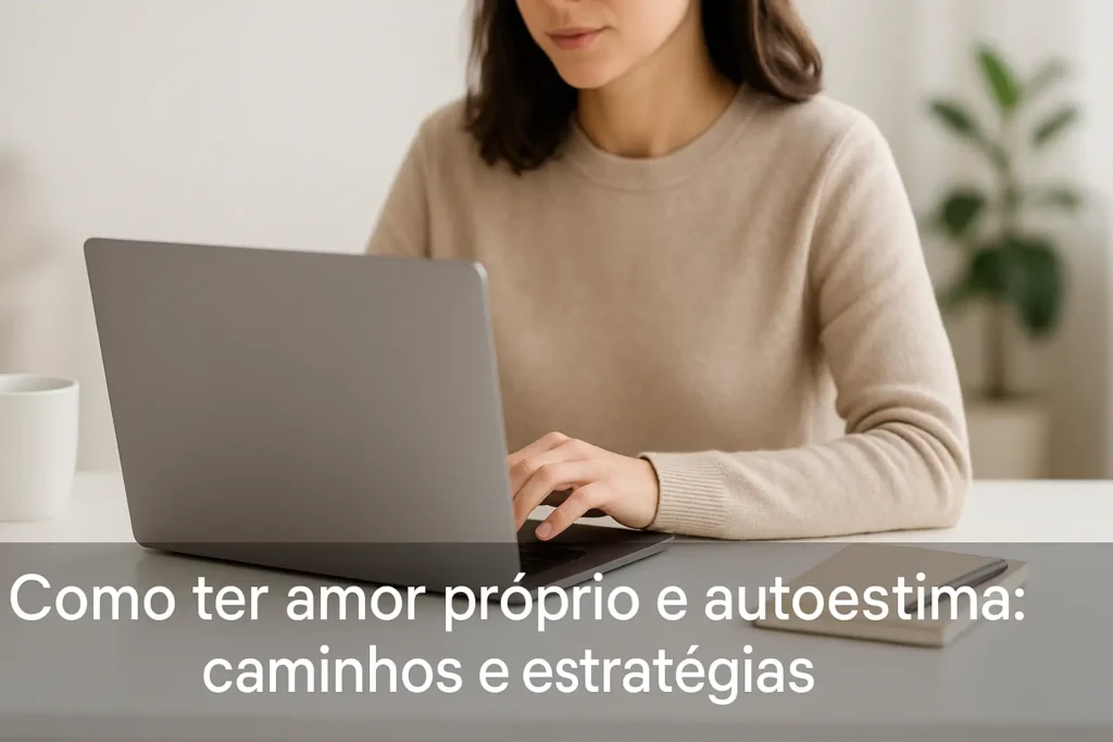 Como ter amor próprio e autoestima: caminhos e estratégias