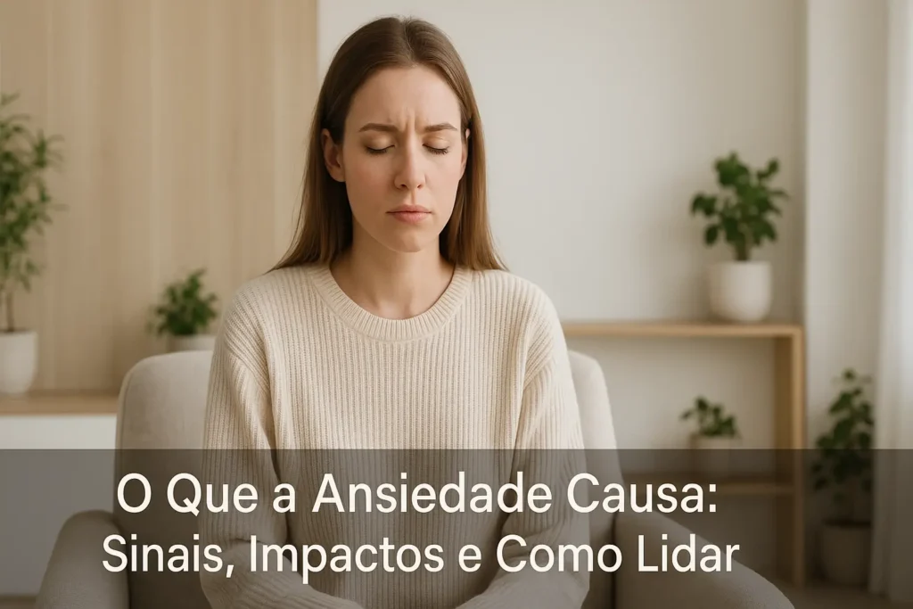 O Que a Ansiedade Causa: Sinais, Impactos e Como Lidar