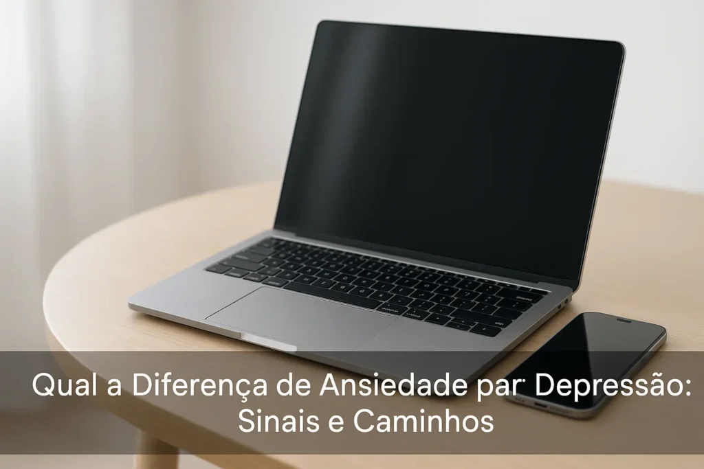 Qual a Diferença de Ansiedade para Depressão: Sinais e Caminhos