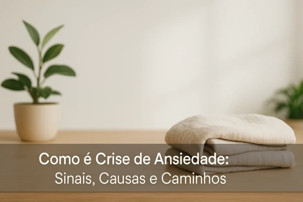 Como é Crise de Ansiedade: Sinais, Causas e Caminhos