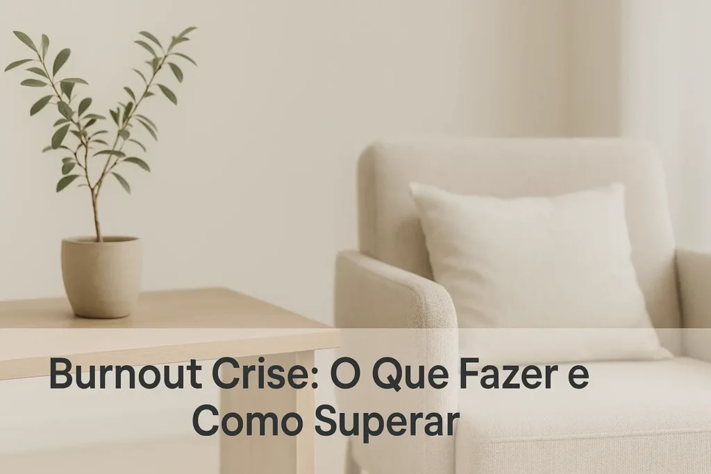 Burnout Crise: O Que Fazer e Como Superar