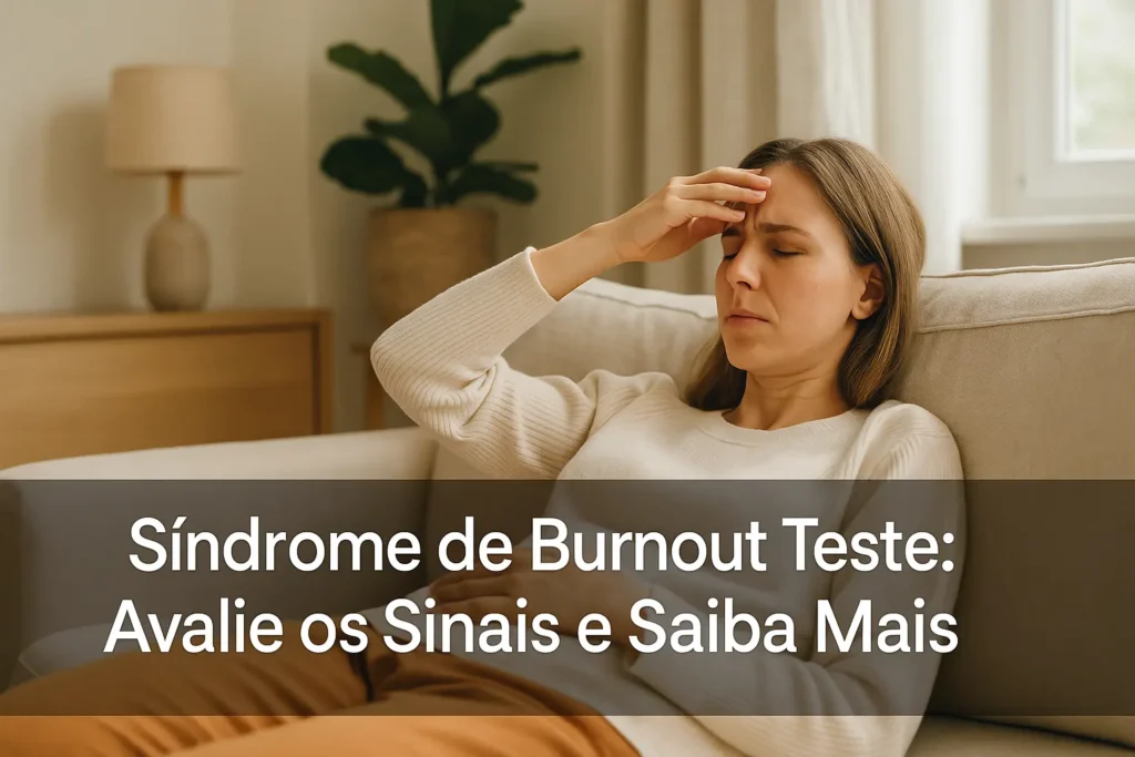 Síndrome de Burnout Teste: Avalie os Sinais e Saiba Mais