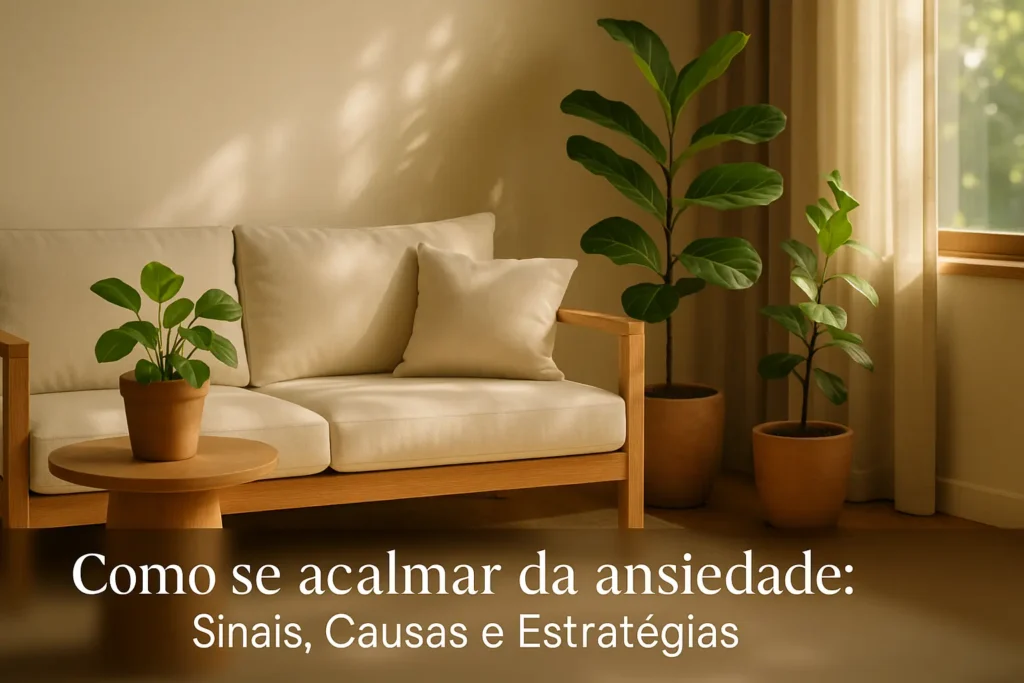 Como se acalmar da ansiedade: Sinais, Causas e Estratégias