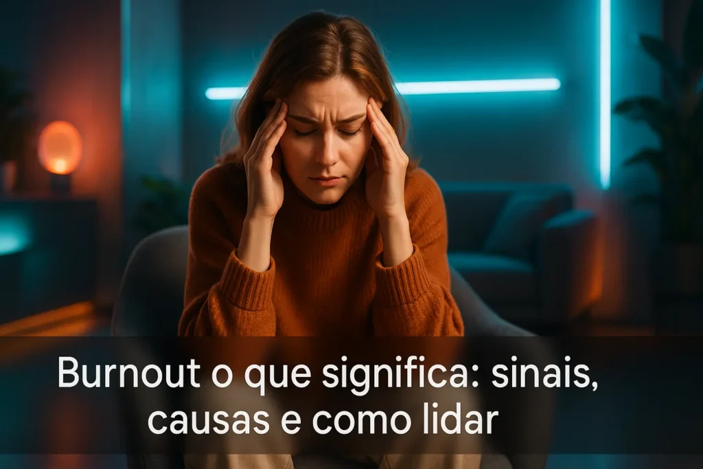 Burnout o que significa: sinais, causas e como lidar