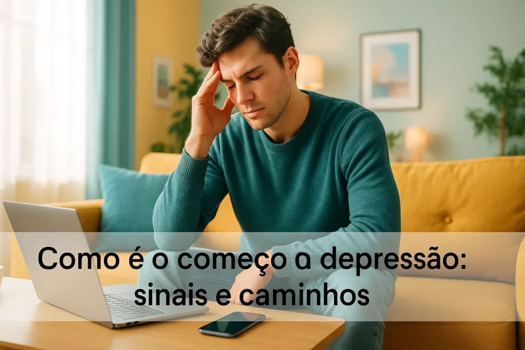 Como é o começo da depressão: sinais e caminhos