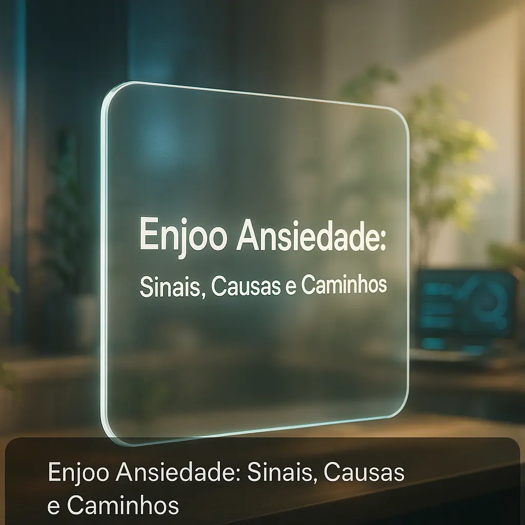Enjoo Ansiedade: Sinais, Causas e Caminhos