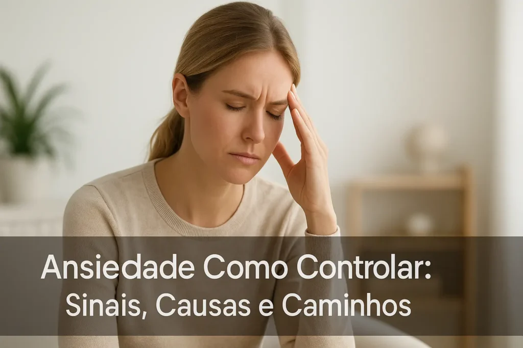 Ansiedade Como Controlar: Sinais, Causas e Caminhos