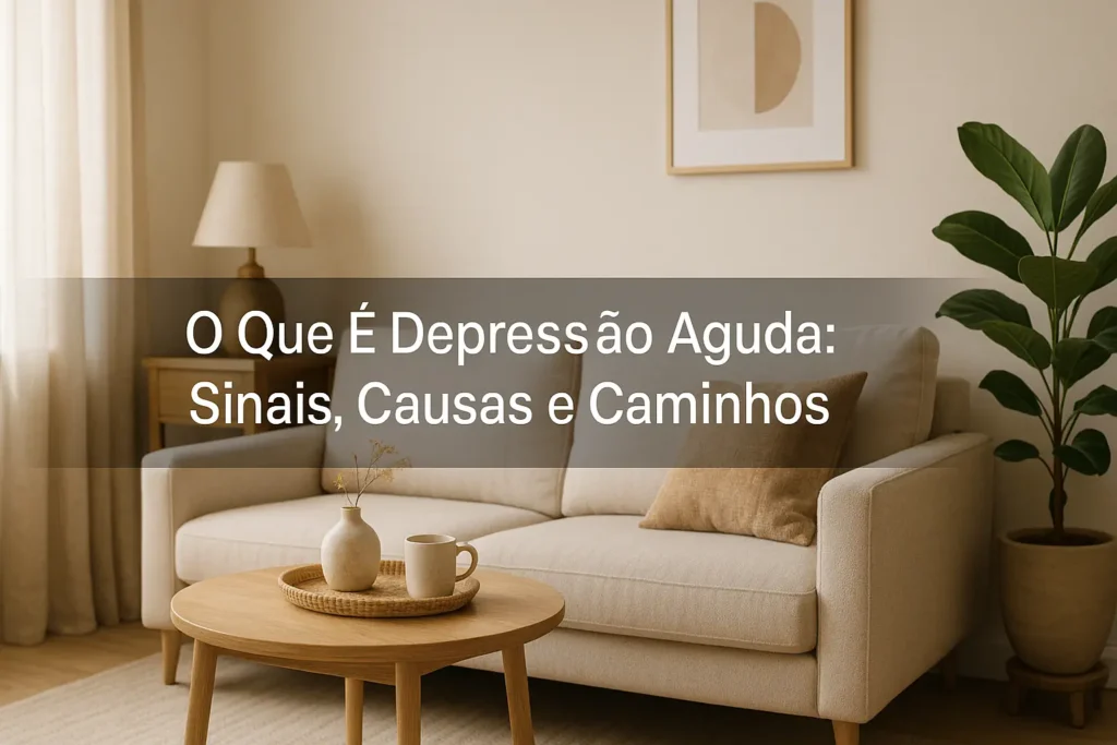 O Que É Depressão Aguda: Sinais, Causas e Caminhos