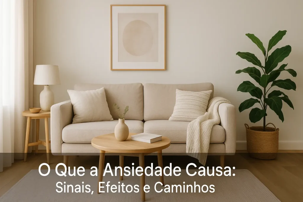 O Que a Ansiedade Causa: Sinais, Efeitos e Caminhos