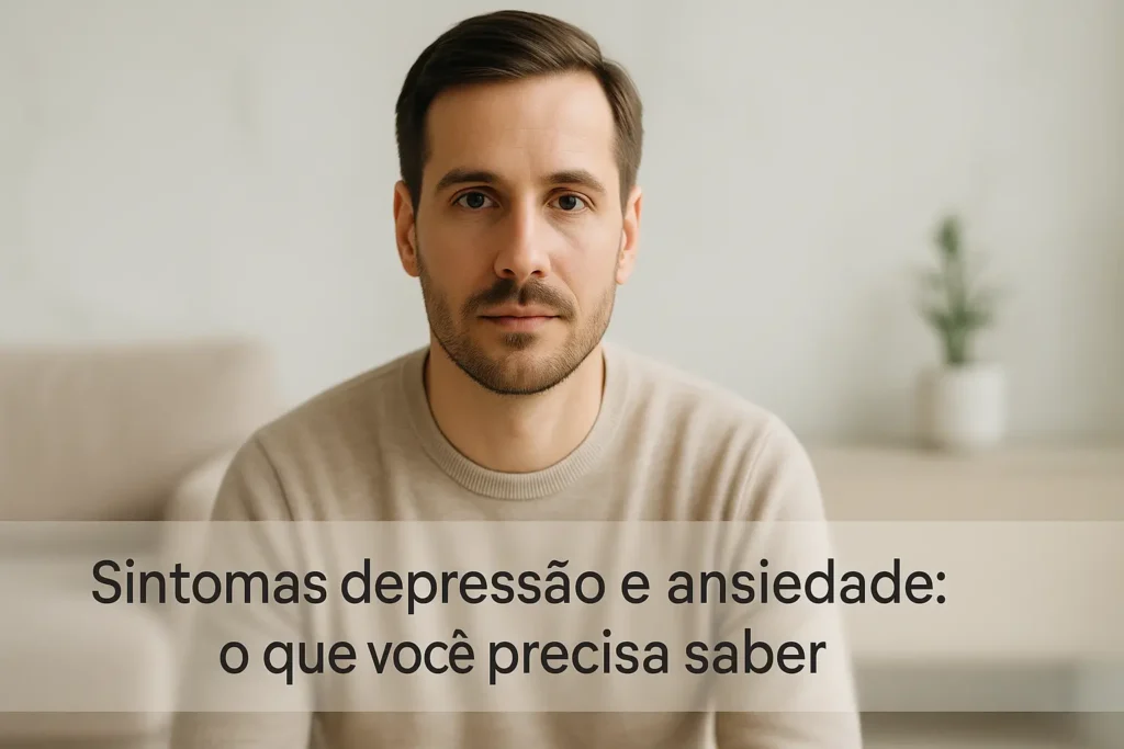 Sintomas depressão e ansiedade: o que você precisa saber