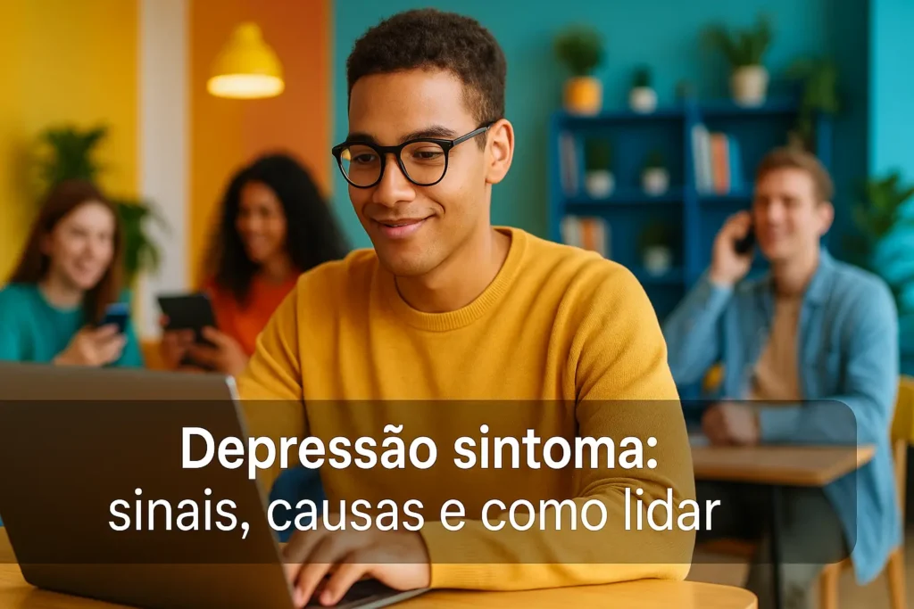 Depressão sintoma: sinais, causas e como lidar