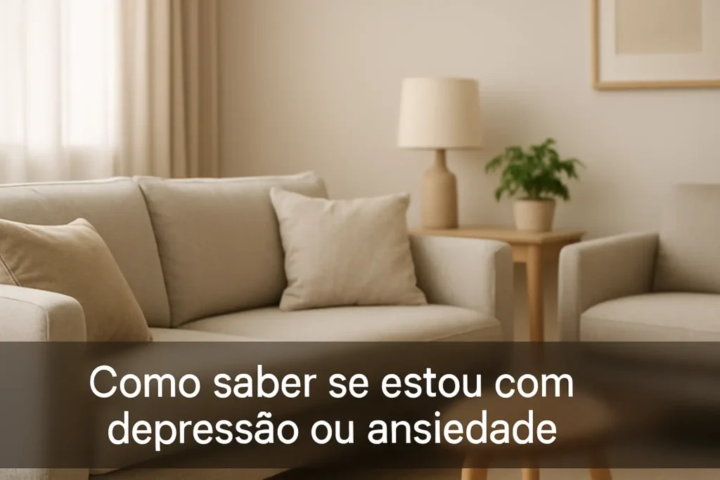 Como saber se estou com depressão ou ansiedade