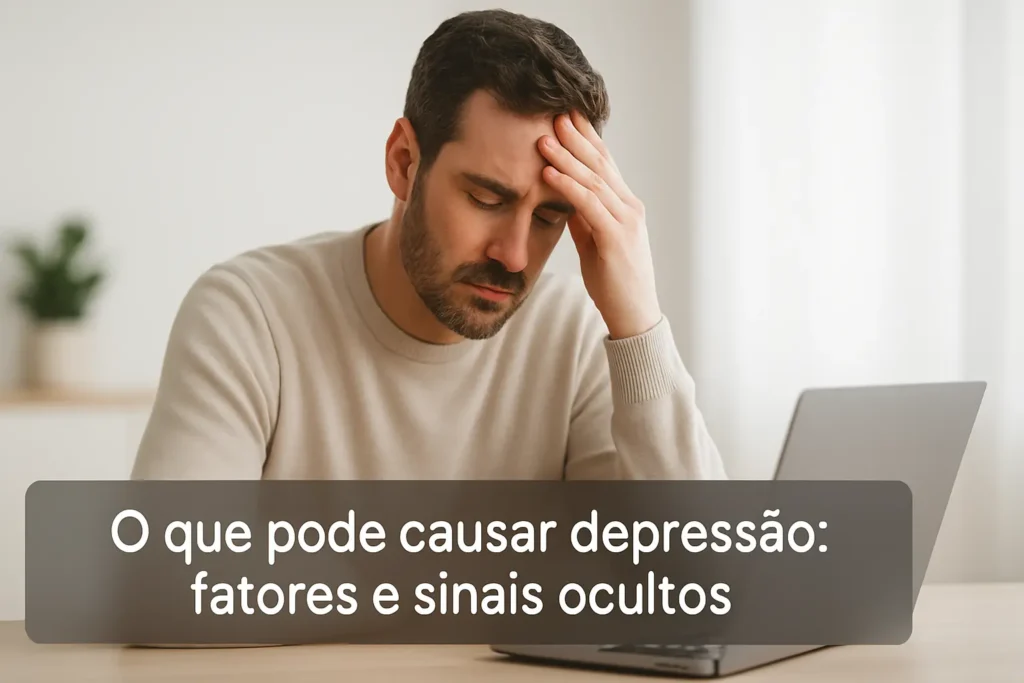 O que pode causar depressão: fatores e sinais ocultos