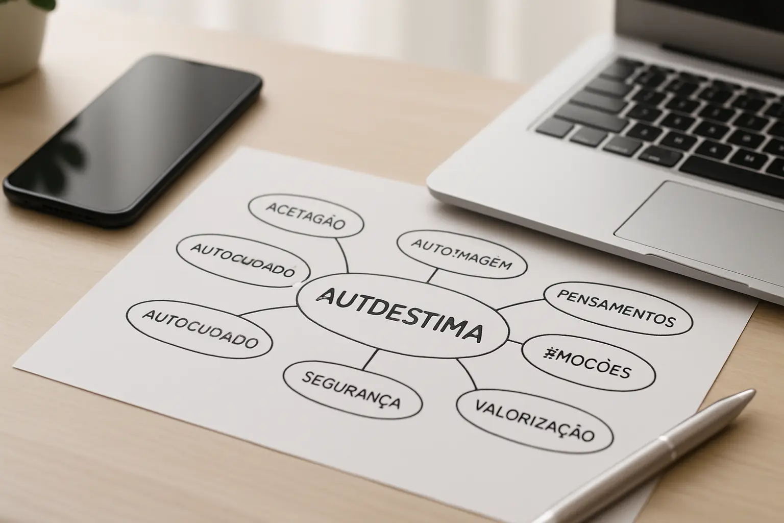 Mapa Mental sobre el Autoestima: O Que É, Como Funciona e Como Cultivar