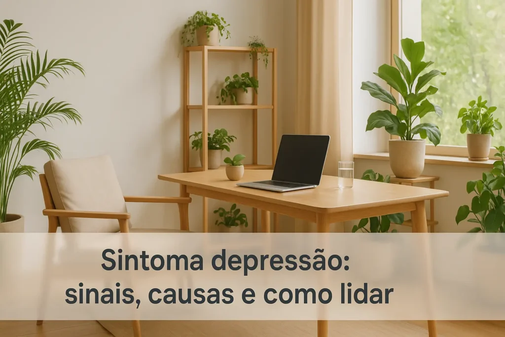 Sintoma depressão: sinais, causas e como lidar