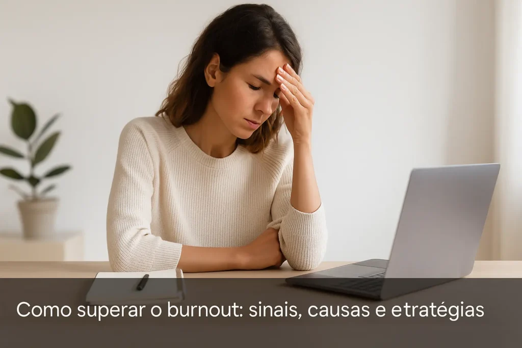 Como superar o burnout: sinais, causas e estratégias