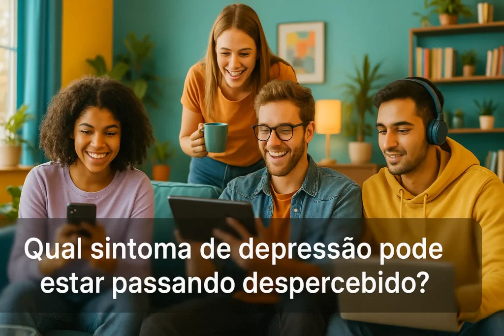 Qual sintoma de depressão pode estar passando despercebido?