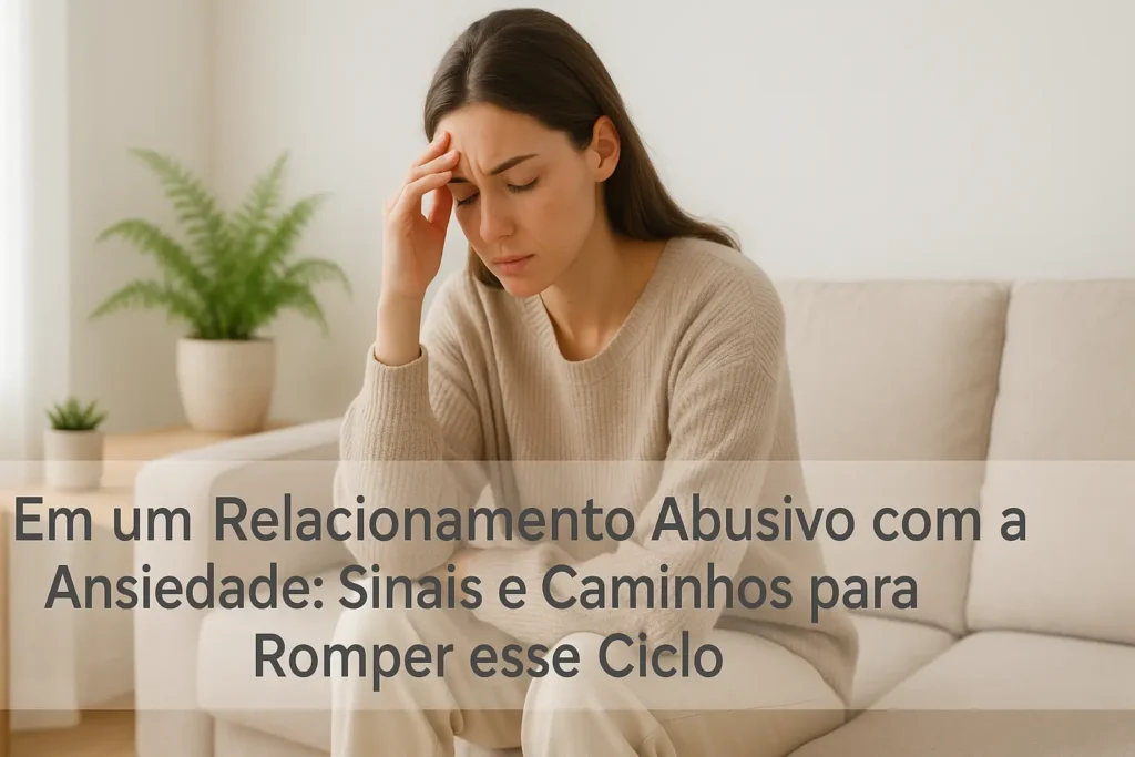Em um Relacionamento Abusivo com a Ansiedade: Sinais e Caminhos para Romper esse Ciclo