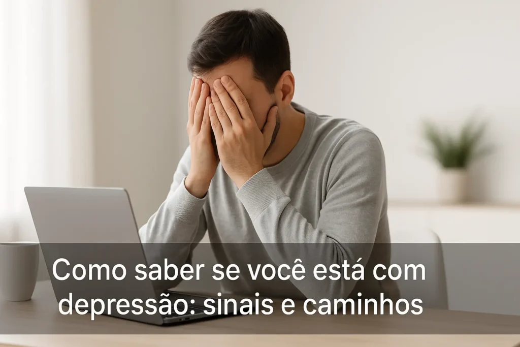 Como saber se você está com depressão: sinais e caminhos