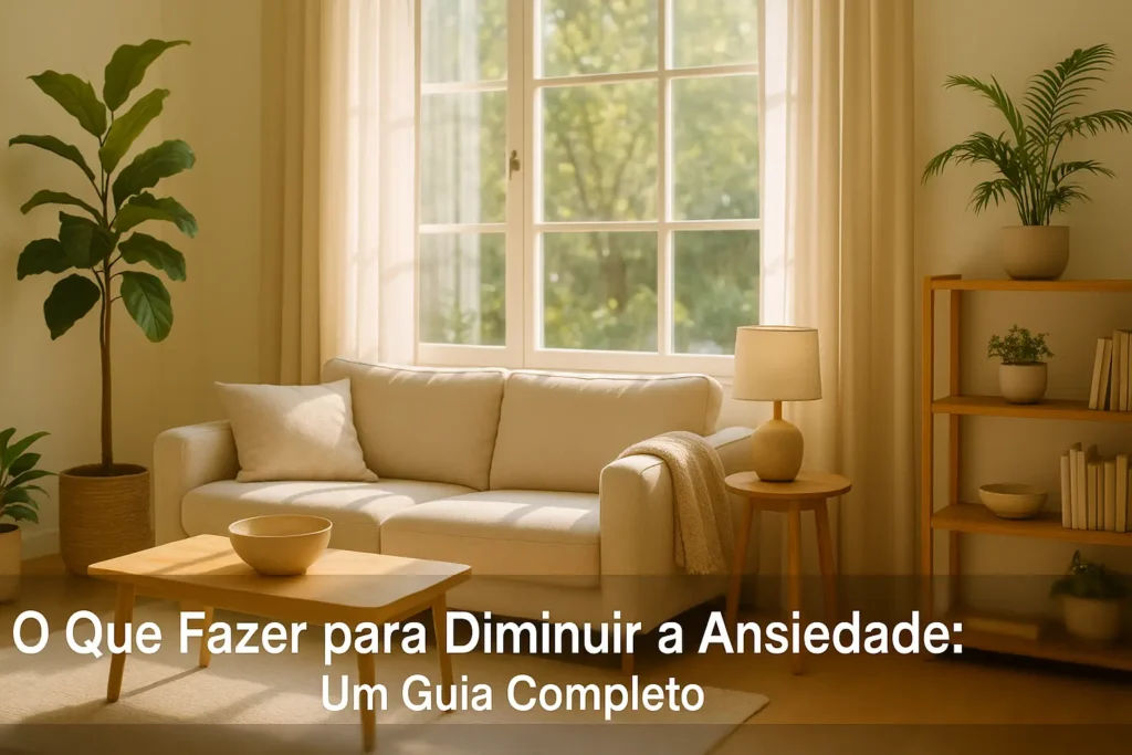 O Que Fazer para Diminuir a Ansiedade: Um Guia Completo