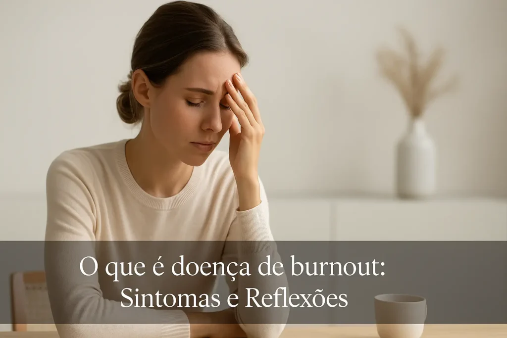 O que é doença de burnout: Sintomas e Reflexões