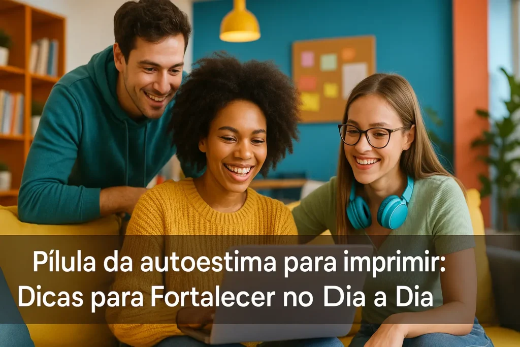 Pílula da autoestima para imprimir: Dicas para Fortalecer no Dia a Dia