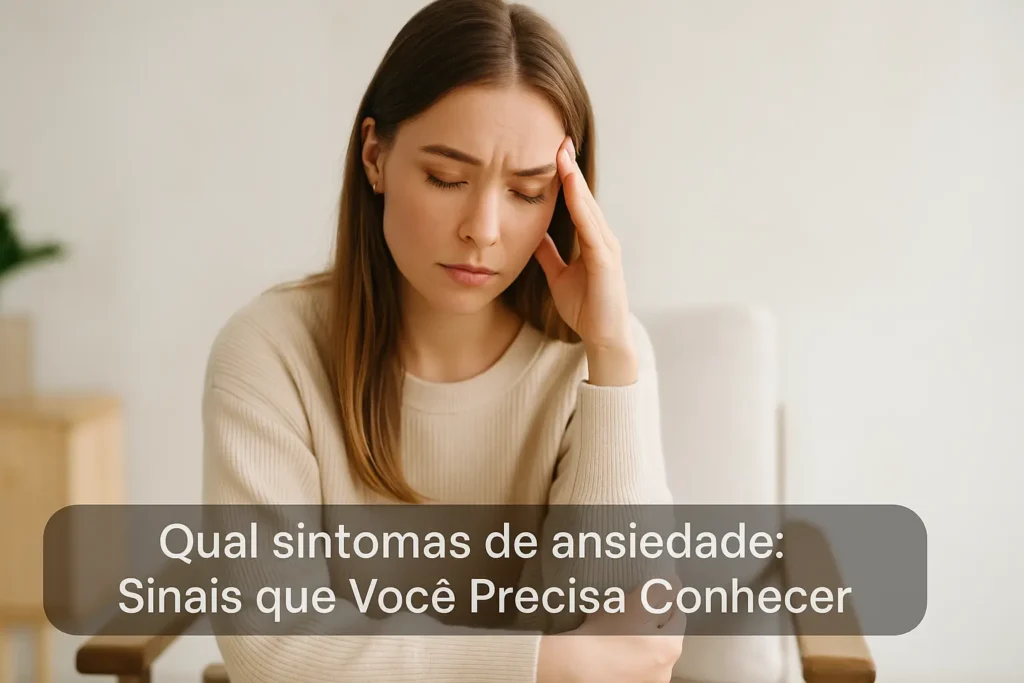 Qual sintomas de ansiedade: Sinais que Você Precisa Conhecer