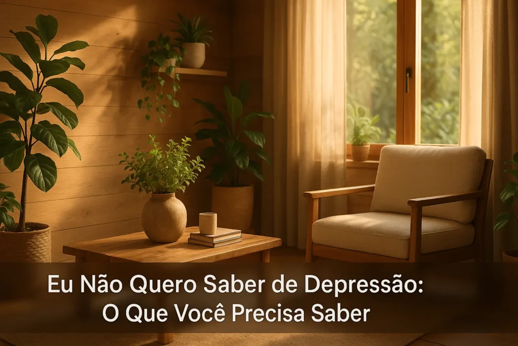 Eu Não Quero Saber de Depressão: O Que Você Precisa Saber