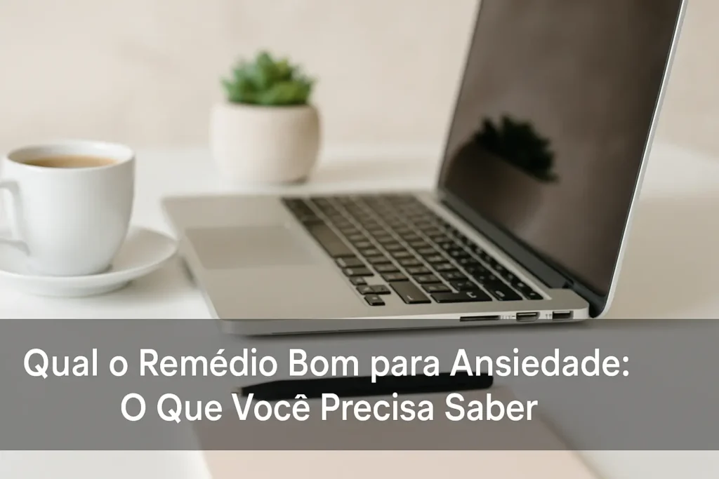Qual o Remédio Bom para Ansiedade: O Que Você Precisa Saber