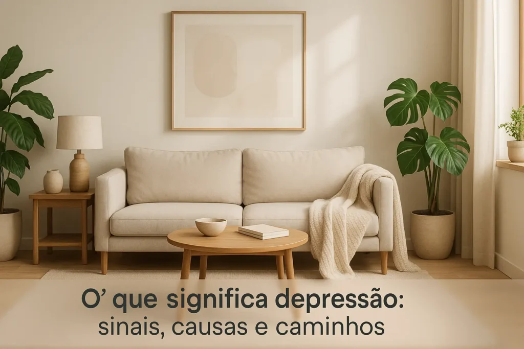 O'que significa depressão: sinais, causas e caminhos