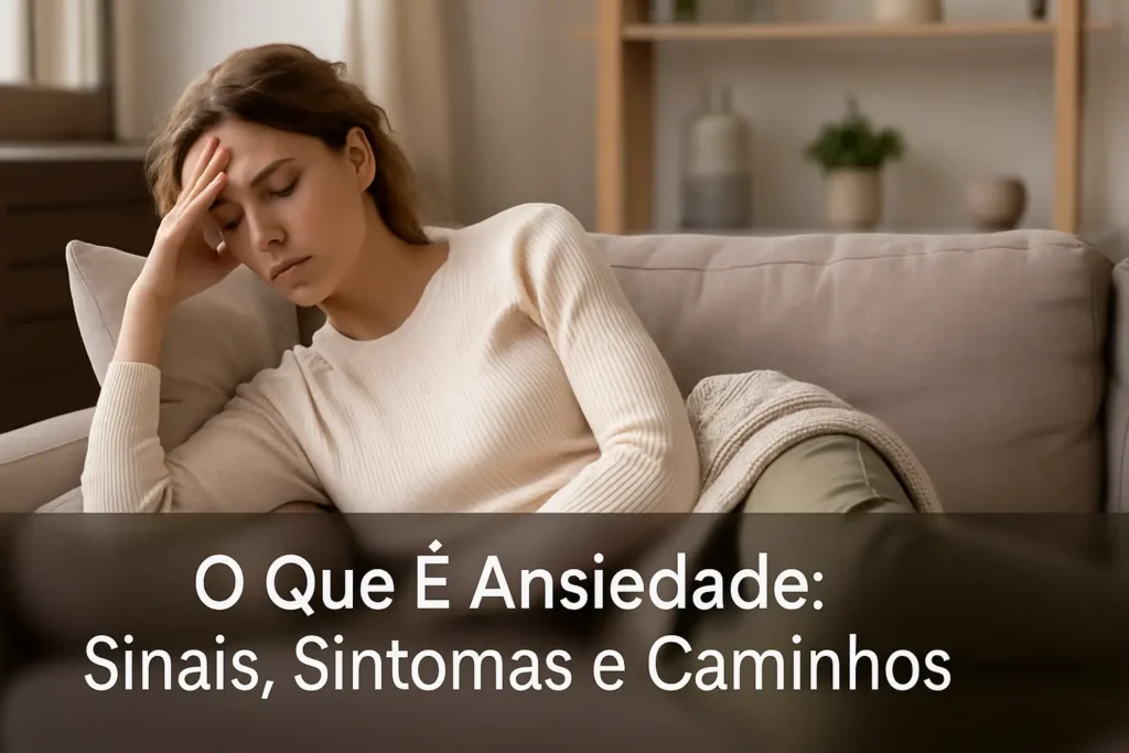 O Que É Ansiedade: Sinais, Sintomas e Caminhos